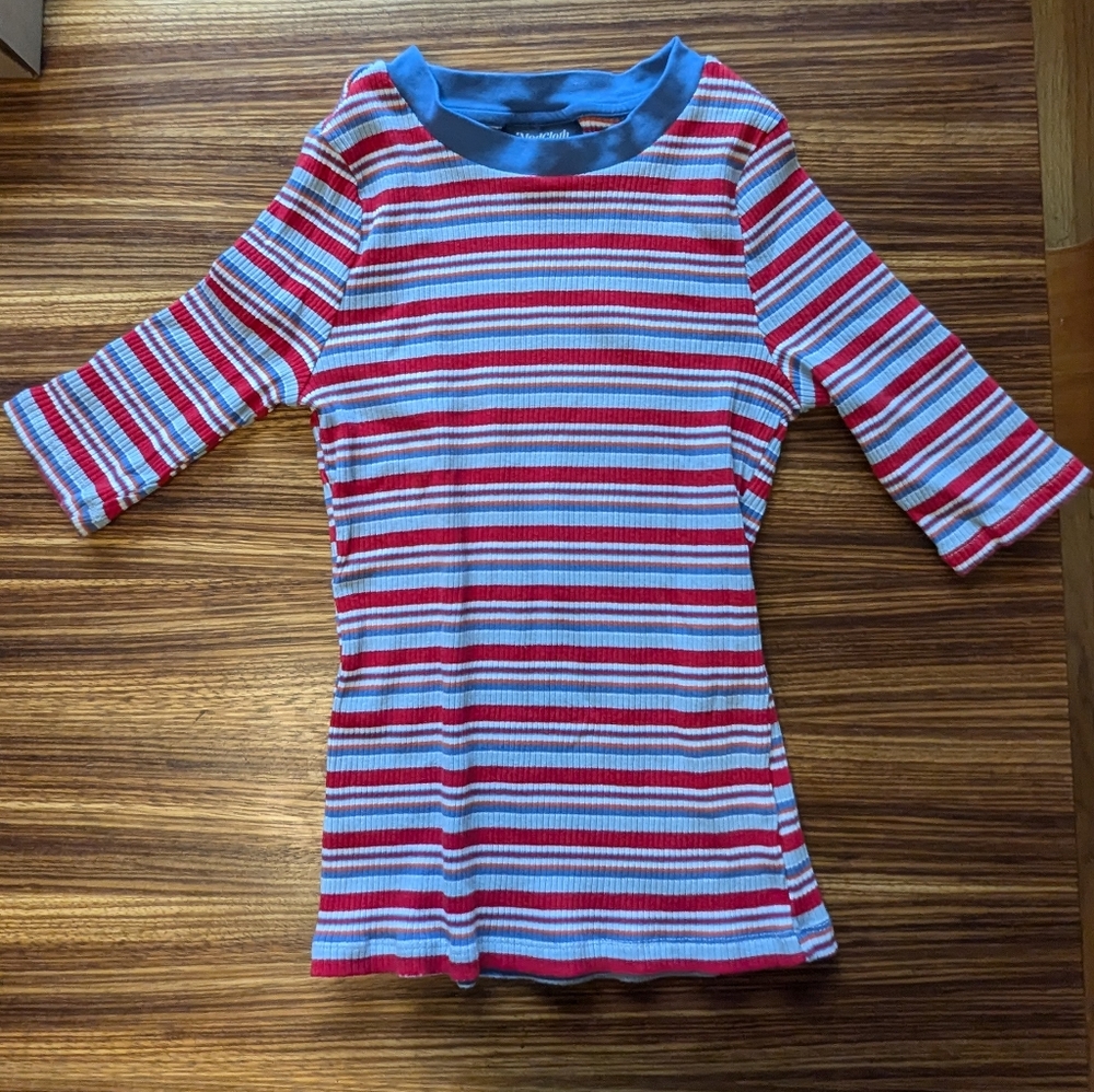 ModCloth Striped Slim fit T